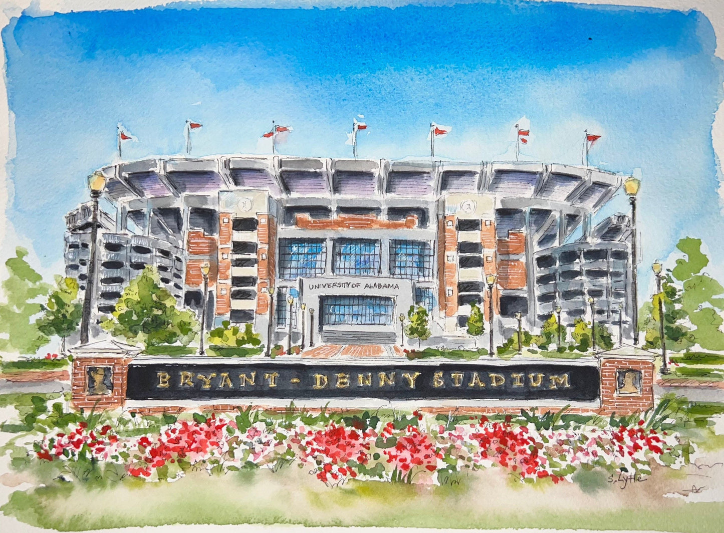 University of Alabama Bryant-Denny Stadium